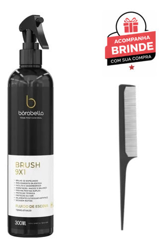 Borabella Brush 9x1 Fluido De Escova Termoativado 300ml