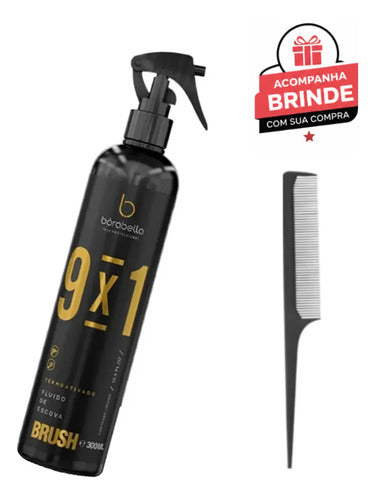 Borabella Brush 9x1 Fluido De Escova Termoativado 300ml