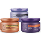 Eudora Siàge Hair Mask Combo: Accelerates Growth 250g + Intense Smooth 250g + Powerful Oils 250g