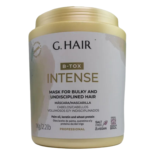 G.HAIR B-Tox Intensive Reconstruction &amp; Straightening Treatment Hair Mask 1Kg/35.2 oz.