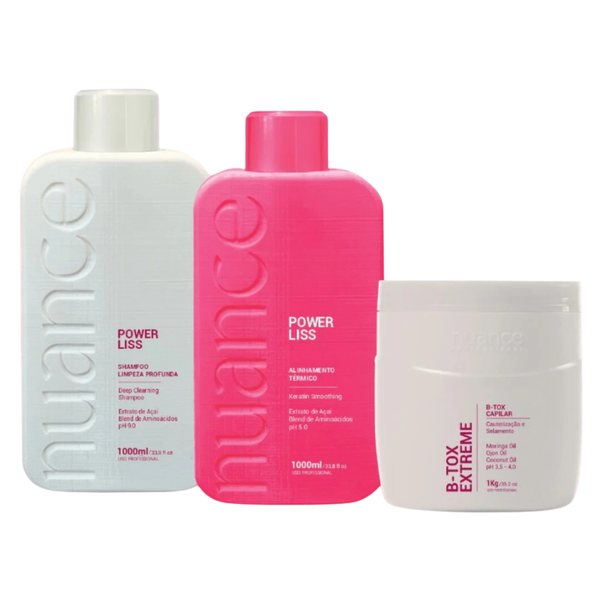 Nuance Professional Bttox Extreme 1kg + Progressive Power Liss Semi Definitive 1000ml/33.8 fl.oz.