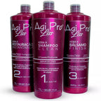 Agi Pro Liss Kera-X Semi Di Lino Prodew 500 3X1000ml/33.8 flo.oz. - BuyBrazil