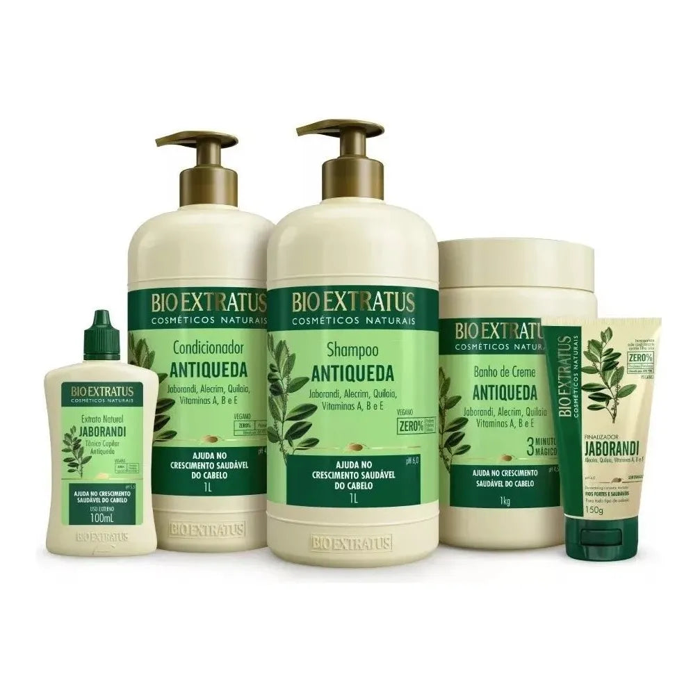 Bio Extratus Kit Jaborandi Hair Loss (1L/Kg) Complete Line - BuyBrazil