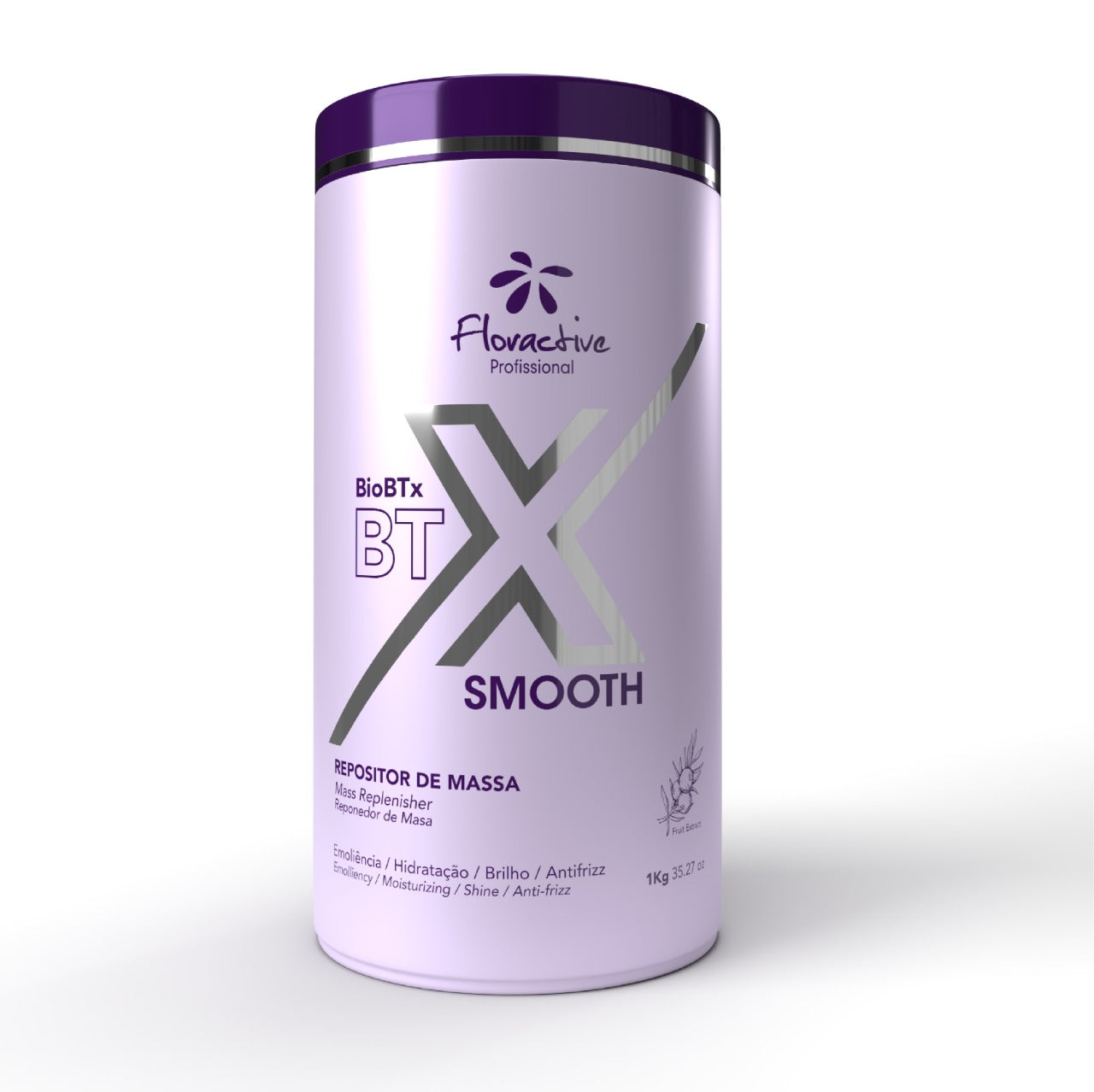 Floractive Biobtx Smooth Hair Tinting Reducing Anti Frizz Mask 1kg/35.27 oz.