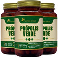3 Própolis Verde Extrato Seco Purissimo 60 Cápsulas Cada (180 Capsulas no TOTAL) - Flora Nativa do Brasil