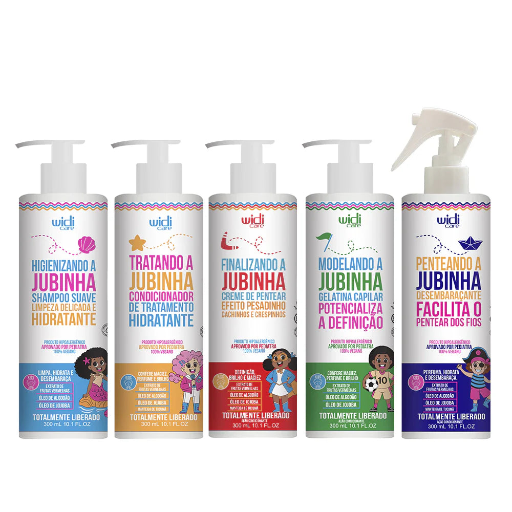 Widi Care Jubinha Sh Cond Cream Wavy Gelatin Spray Kit