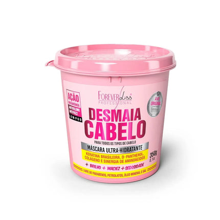 Forever Liss Professional Desmaia Cabelo Brazilian keratin Mask 350g 8.1 oz - BuyBrazil
