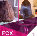 Fox Gloss Progressive Brush Smart Keratin Treatment Kit 2x1000ml/33.8 fl.oz - BuyBrazil