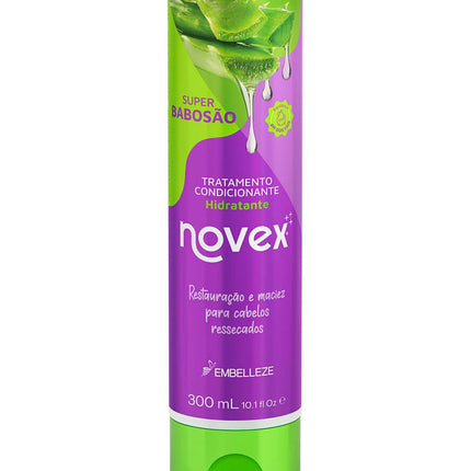 Novex Super Babosão Kit Shampoo, Conditioner, Moisturizing Mask and Hair Cream