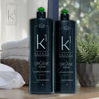 K1 Cosmetics kit Organic Repair Progressive Brush Without Formaldehyde Anti-residue Shampoo and Volume Reducer 2x1000ml/33.8 fl.oz - BuyBrazil