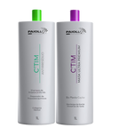 Paiolla C'tim Ultra Premium Kit: Reconstructive Mask & Anti-Residue Shampoo 2x1000ml /33.8 fl.oz