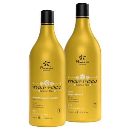 Floractive Morocco Professional Treatment Anti-Frizz Reducer Kit 2x1000ml/33.8 fl.oz.