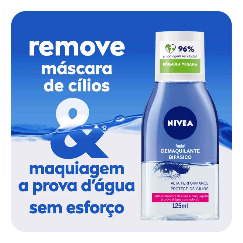 NIVEA Biphasic Makeup Remover High-Performance Cleansing 125ml