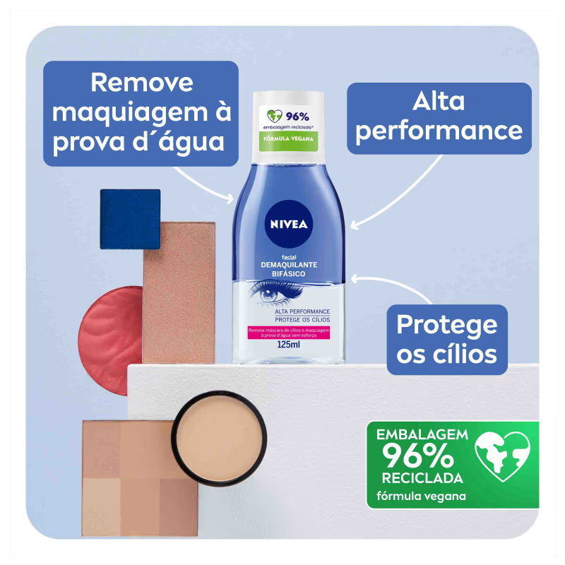 NIVEA Biphasic Makeup Remover High-Performance Cleansing 125ml