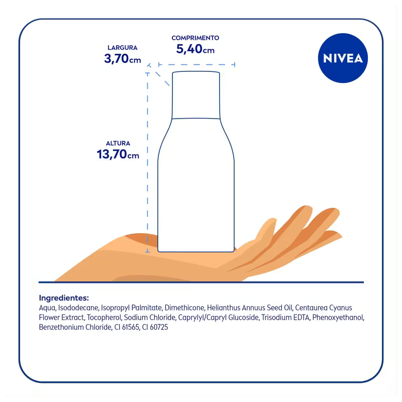 NIVEA Biphasic Makeup Remover High-Performance Cleansing 125ml