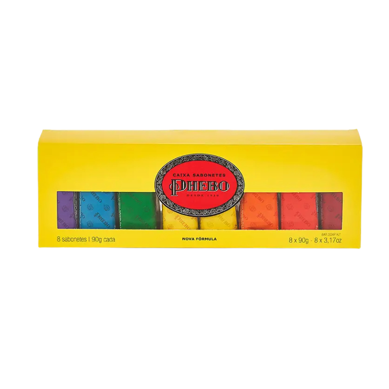 PHEBO Yellow Kit Glycerin Soap with 8 units of 90g each