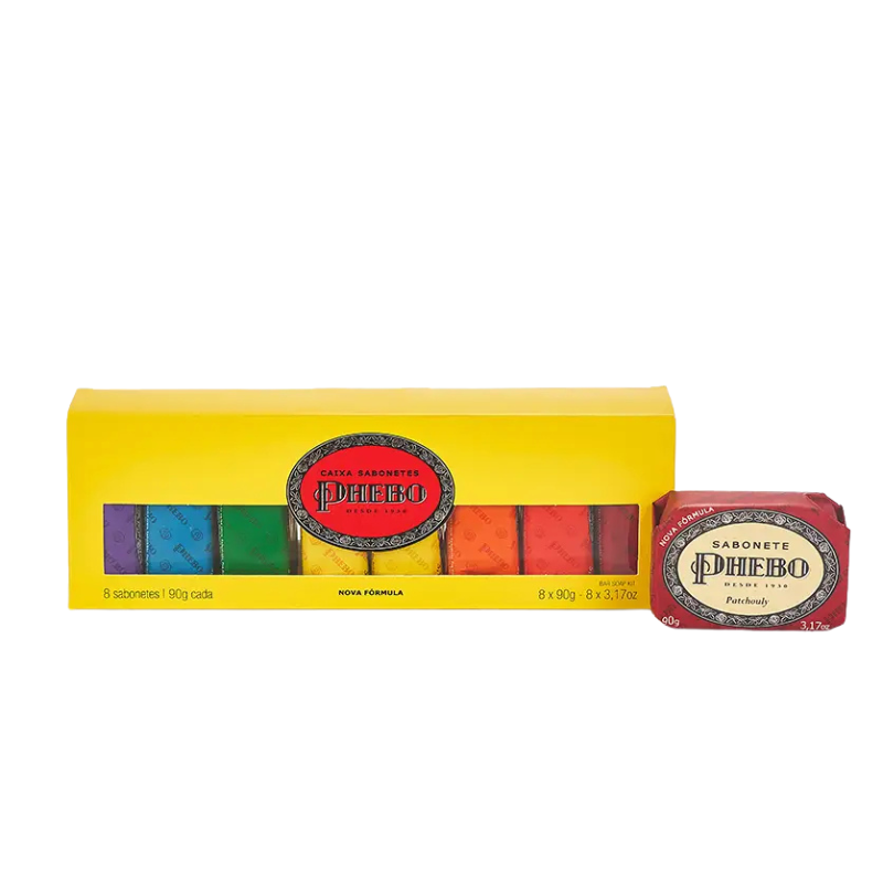 PHEBO Yellow Kit Glycerin Soap with 8 units of 90g each
