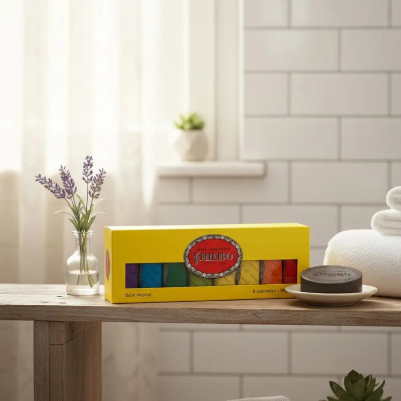 PHEBO Yellow Kit Glycerin Soap with 8 units of 90g each