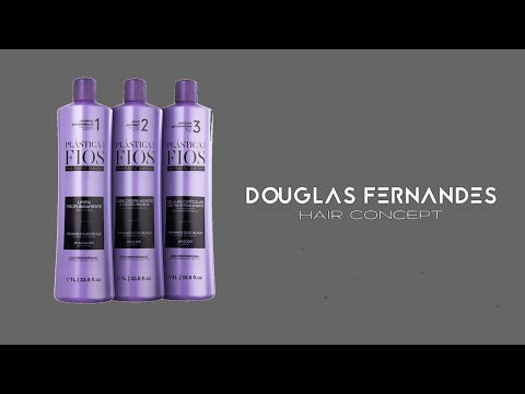 CADIVEU PROFESSIONAL Hair Straightening Kit 3 x 1L – 33.8 fl. oz