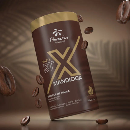 Floractive BioBtx Mandioca Mass Repositor | Professional Frizz Control & Hydrating Treatment