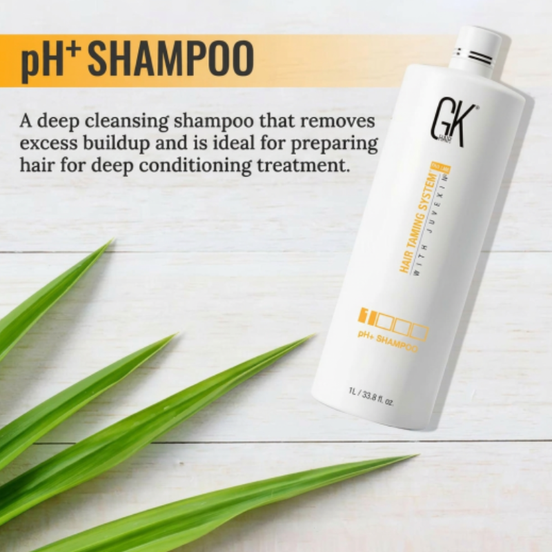 GK HAIR Hair Taming System With Juvexin Complete Care Kit Shampoo, Mask and Serum