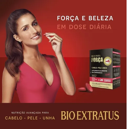 Bio Extratus Strength Food Supplement Hair, Skin and Nails 60 Tablets