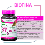 Nutriblue Biotin Supplement 60 Capsules of 380mg